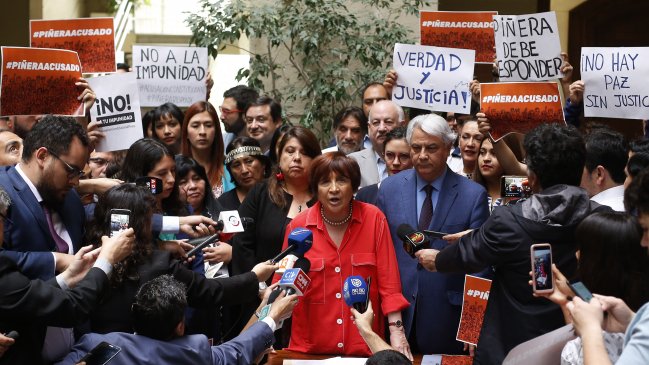 Los diputados que firmaron la acusación constitucional contra el Presidente Piñera