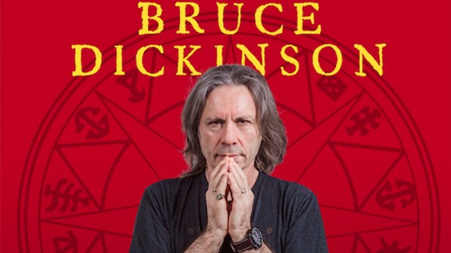 Bruce Dickinson volverá al país a hablar de su autobiografía 