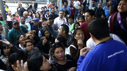 Largas filas en el Registro Civil por paro nacional  