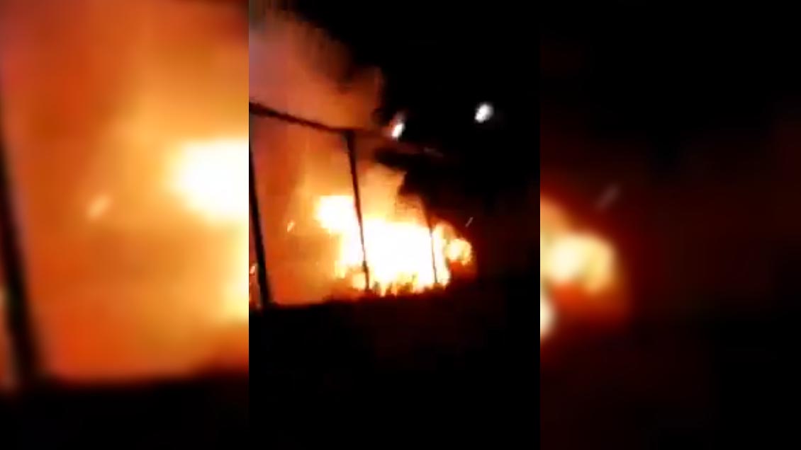 Post incendio de camión: Taco kilométrico en la Ruta 5 Sur en Talca