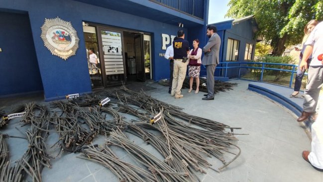 Robo de cables de línea férrea asciende a 3.256 millones durante el último año