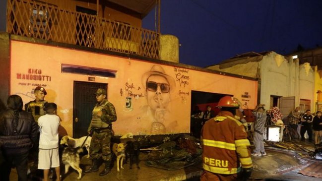 Un incendio de viviendas en Perú dejó seis muertos y un desaparecido