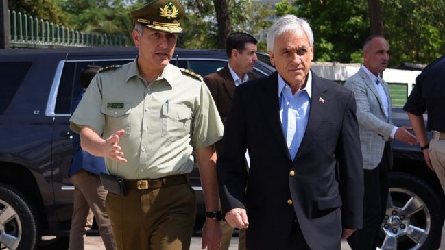 Piñera anuncia proyecto de ley que permitirá a las FF.AA. resguardar la 