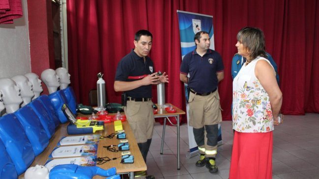 Bomberos impartirán clases gratuitas de primeros auxilios a escolares de Coelemu