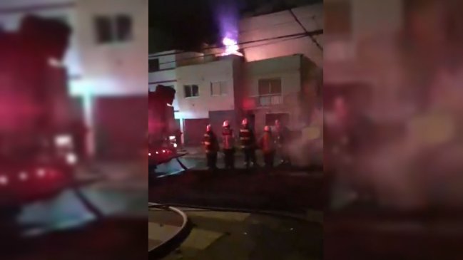 Incendio afectó a cantón de reclutamiento en Antofagasta