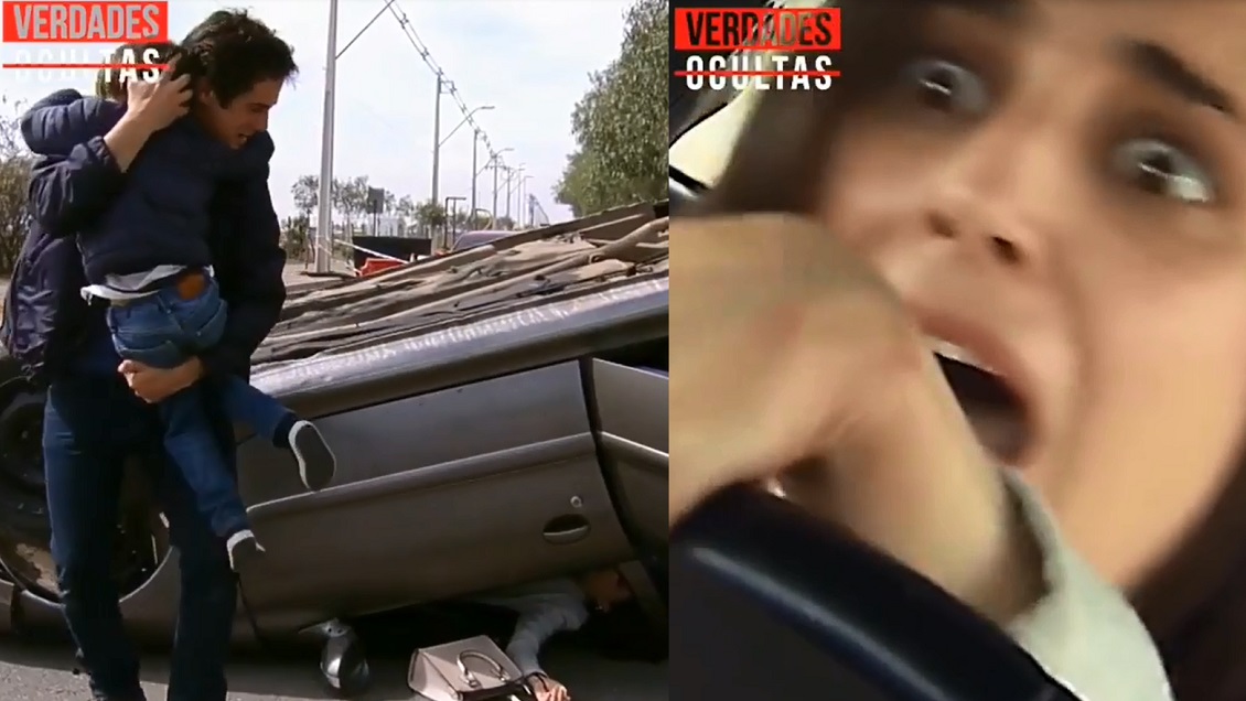 Impacto en "Verdades Ocultas": "Rocío" sufrió un terrible accidente automovilístico - Cooperativa.cl