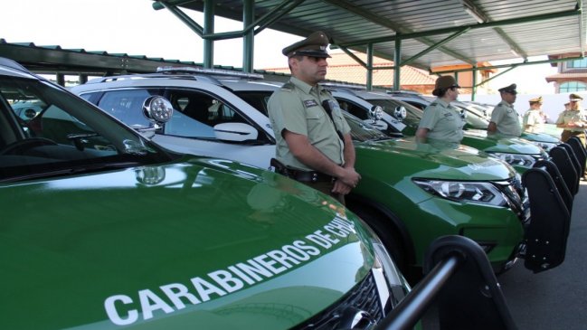 Ñuble: Carabineros recibió 61 vehículos policiales adquiridos con recursos regionales