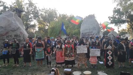 Mujeres mapuche interpretaron 
