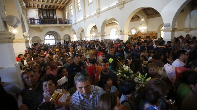 Cerca de 800 mil personas asistieron al Santuario de Lo Vásquez