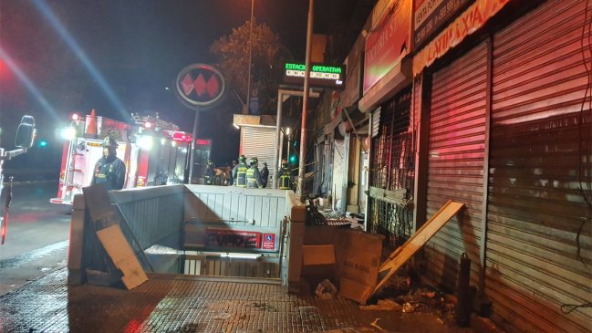 Rebrote de incendio en Alameda con Abate Molina moviliza a Bomberos