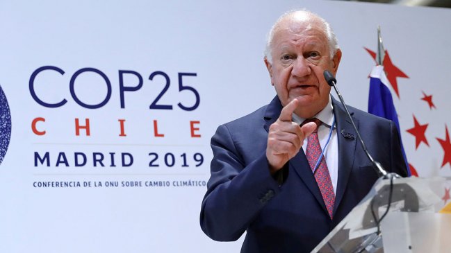 Ricardo Lagos en la COP25: Una Constitución del siglo XXI debe incorporar el tema ambiental