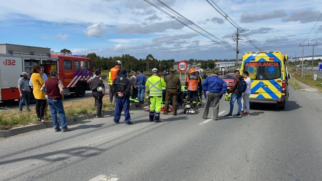 Atropello y choque contra un árbol: Accidentes dejan dos fallecidos en Los Lagos