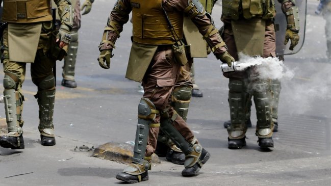 Carabineros abrirá una investigación por dos heridos en manifestación