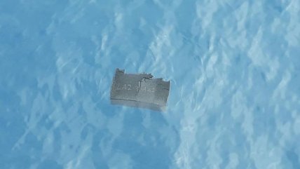   Estos son los restos encontrados en la zona en que desapareció el Hércules C130 