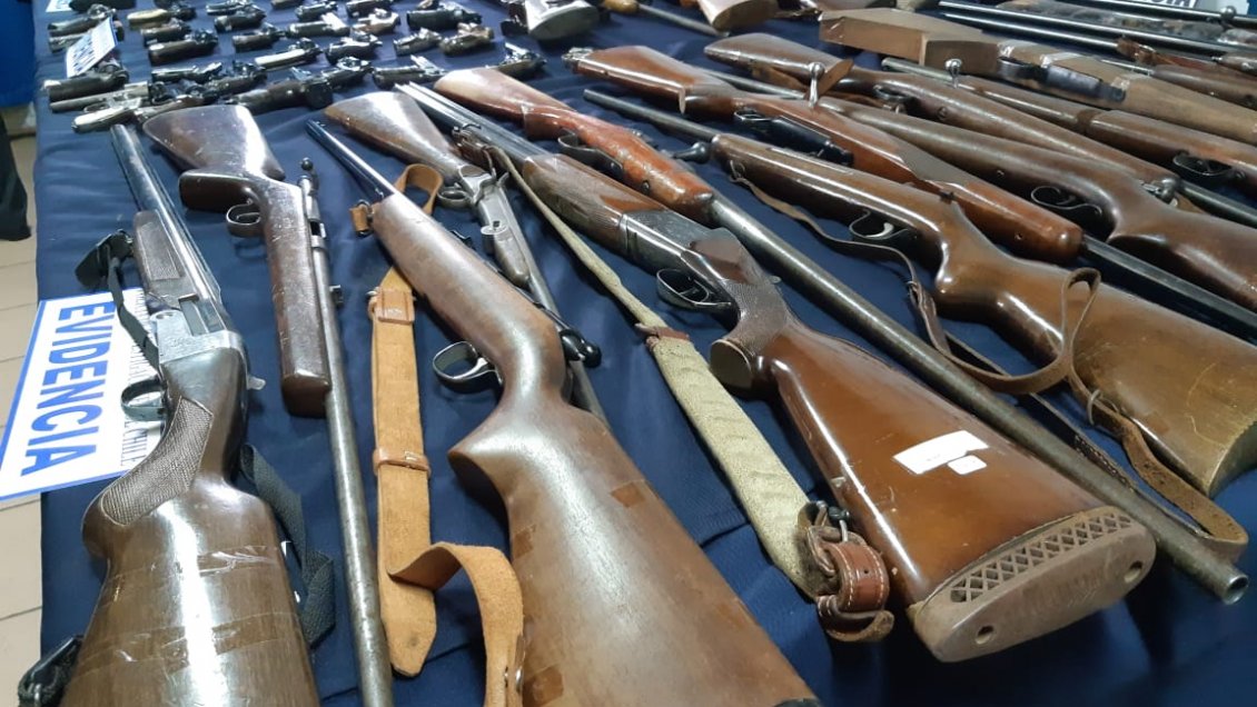 En 500 por ciento ha aumentado el decomiso de armas en Osorno durante este año