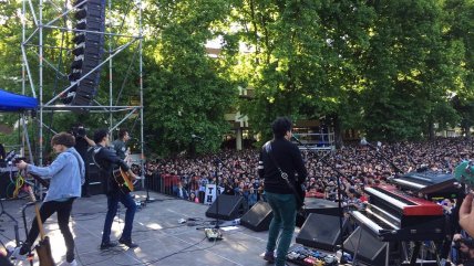  Masivo retorno: Los Bunkers actúan en Concepción ante 20 mil personas  