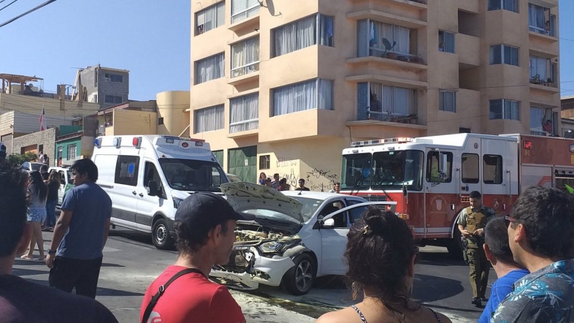 Una persona fallecida dejó colisión en sector centro de Antofagasta