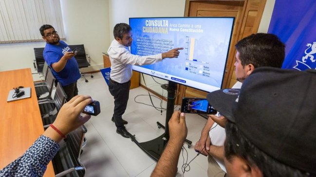 Consulta Ciudadana: Un 93,83 por ciento de votantes en Arica quiere una nueva Constitución
