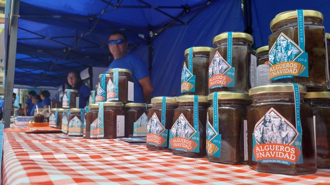 Pescadores artesanales de O'Higgins exhibieron sus productos en Rancagua