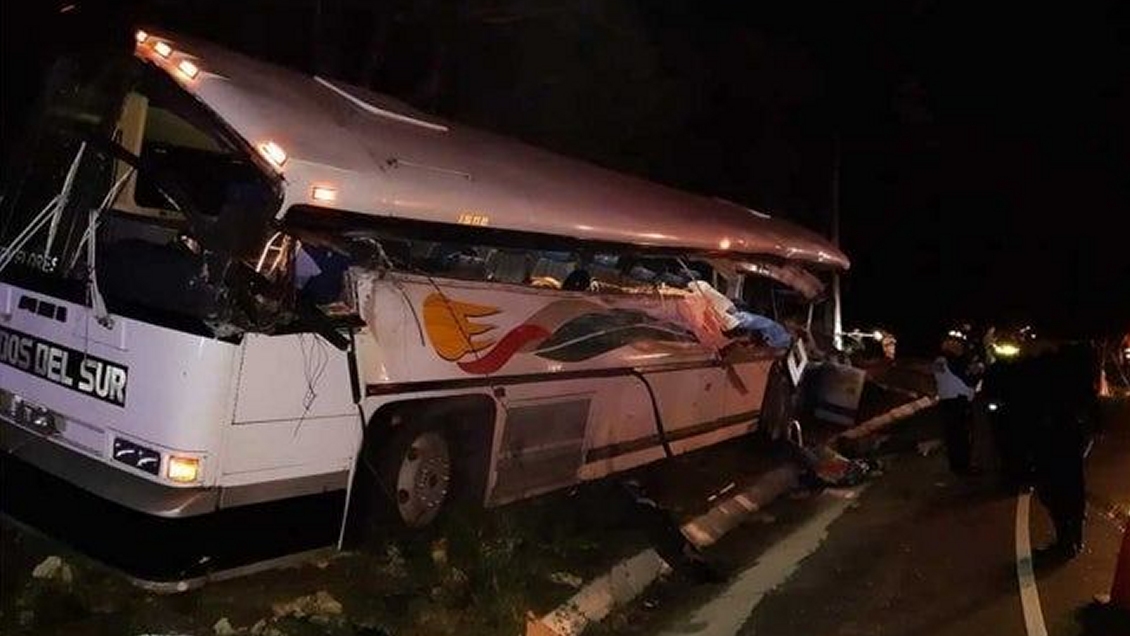 Accidente de un bus en Guatemala dejó 20 muertos y 23 heridos