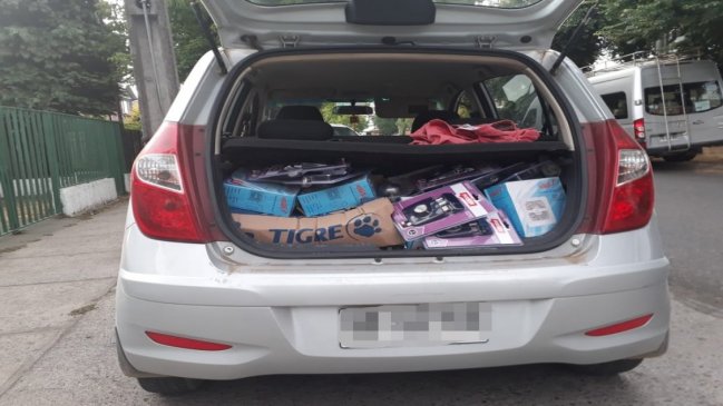 Sujetos fueron detenidos acusados de robo de materiales desde constructora en Chillán