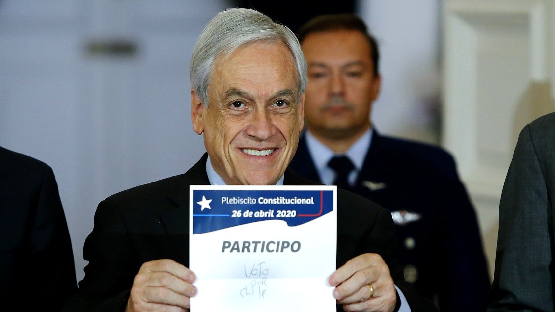 Piñera convocó oficialmente el plebiscito y llamó a todos los chilenos a participar
