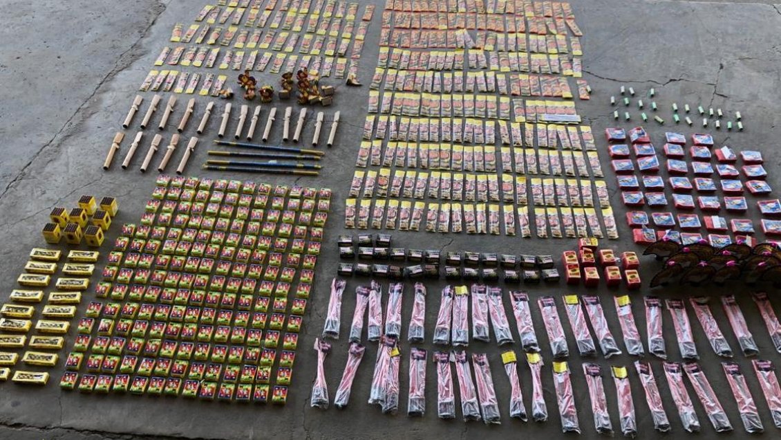 Más de 30 mil fuegos artificiales fueron incautados en Calama
