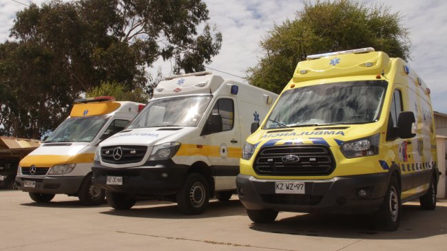 Servicio de Salud O'Higgins dispone de vehículos de recambio ante baja de móviles SAMU