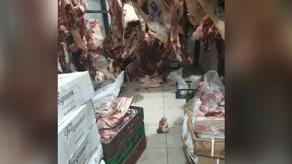 Decomisan 150 kilos de carne descompuesta en una carnicería de Vallenar