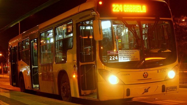 Sistema Red retoma desde esta madrugada los servicios nocturnos