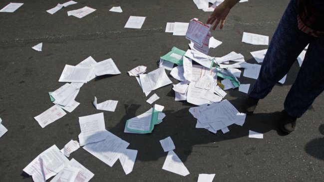 Lista de los locales en que se suspendió la rendición de la PSU