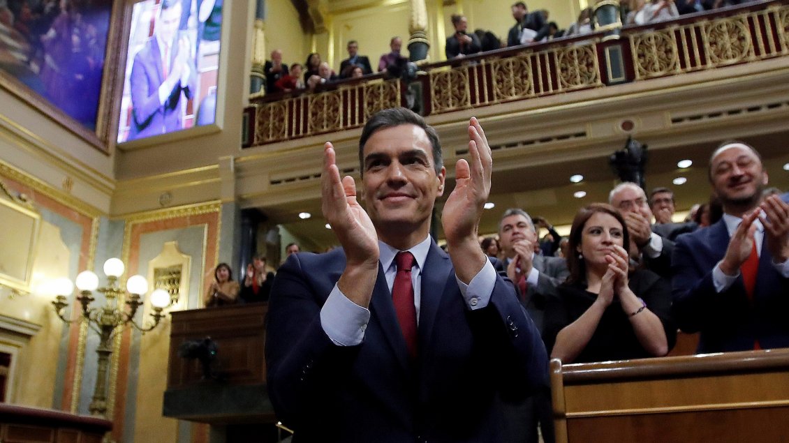 Pedro Sánchez es confirmado por el Congreso como presidente del Gobierno español