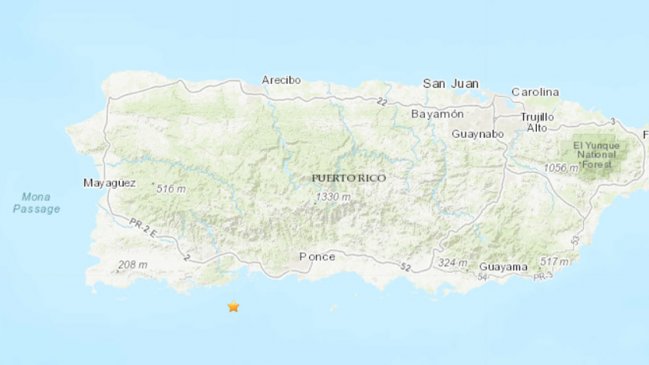  Fuerte sismo remeció Puerto Rico este martes  