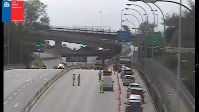 Accidente de tránsito provocó cierre de bajada La Pirámide