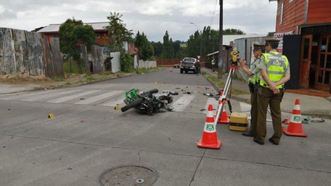 Joven motociclista falleció tras chocar con una camioneta en La Unión