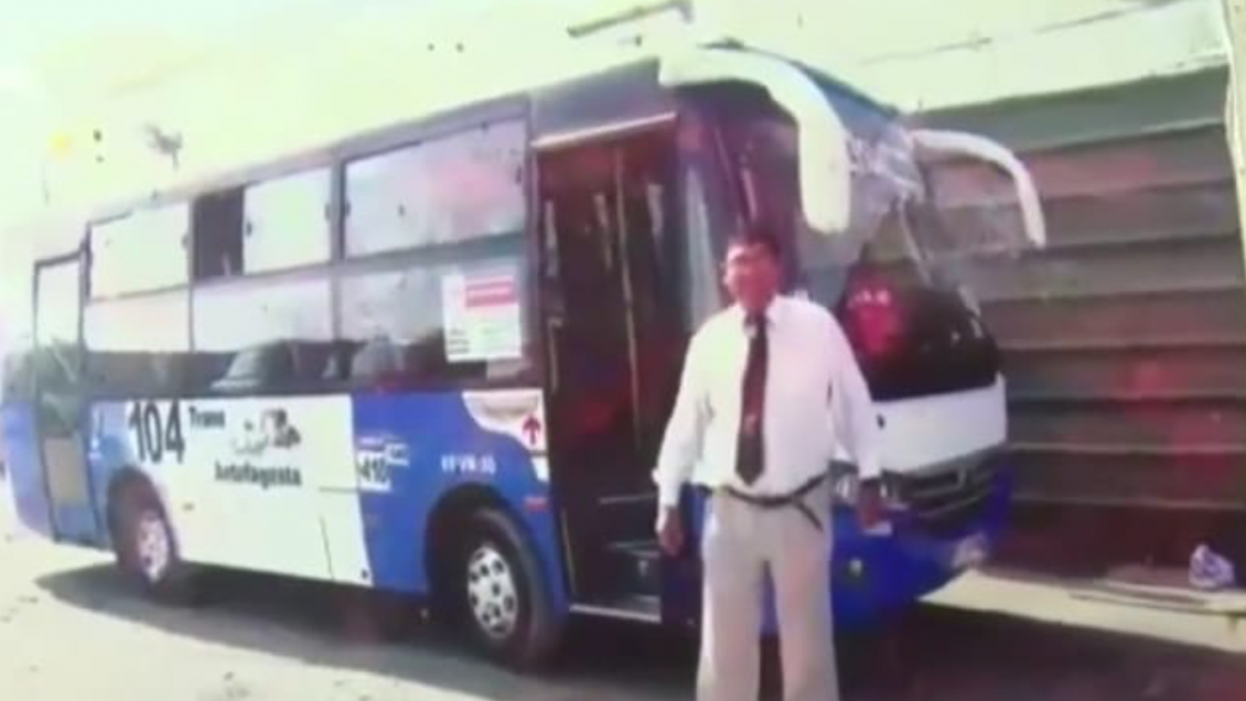 Murió chofer del TransAntofagasta que se infartó cuando su micro fue vandalizada