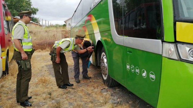 Ñuble: Fiscalización a bus que transportaba temporeros reveló una retahíla de infracciones