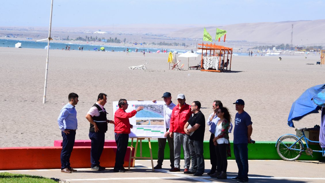Inician el diseño del mega proyecto para el balneario Chinchorro de Arica