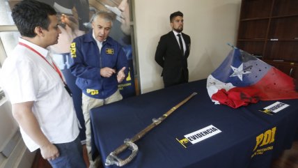 PDI detuvo a acusado de ocultar el sable de Baquedano  