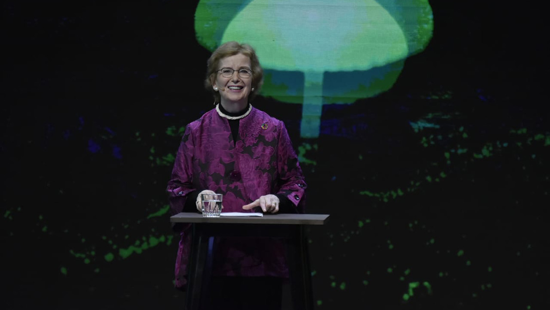 Ex presidenta de Irlanda: El desafío de Chile es comprometer la Constitución con el bienestar de todos sus ciudadanos