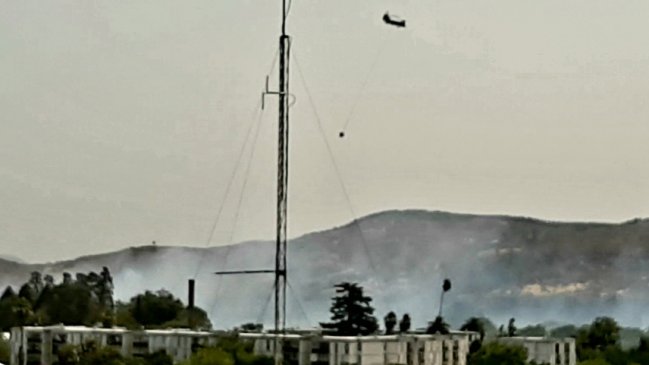 Alerta Roja por incendio forestal 