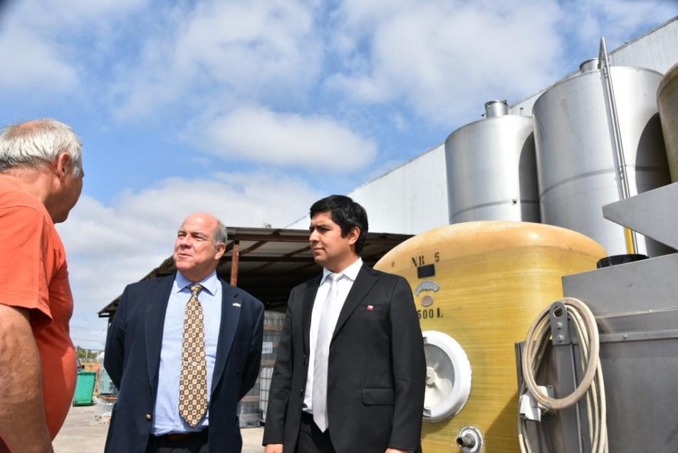 Cónsul de Argentina visitó Ñuble: Busca estrechar lazos comerciales y traer gas a la zona