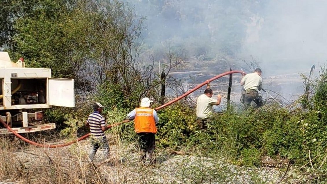 Un agricultor fue detenido como presunto responsable de iniciar incendio forestal en Pinto