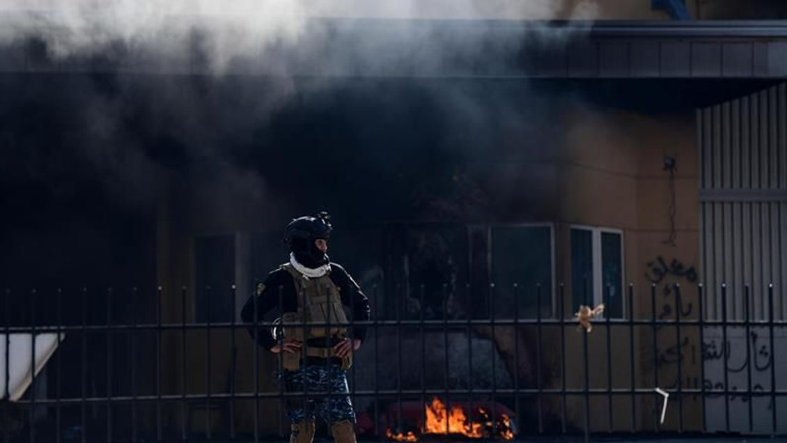 Tres cohetes impactaron cerca de la embajada estadounidense en Bagdad