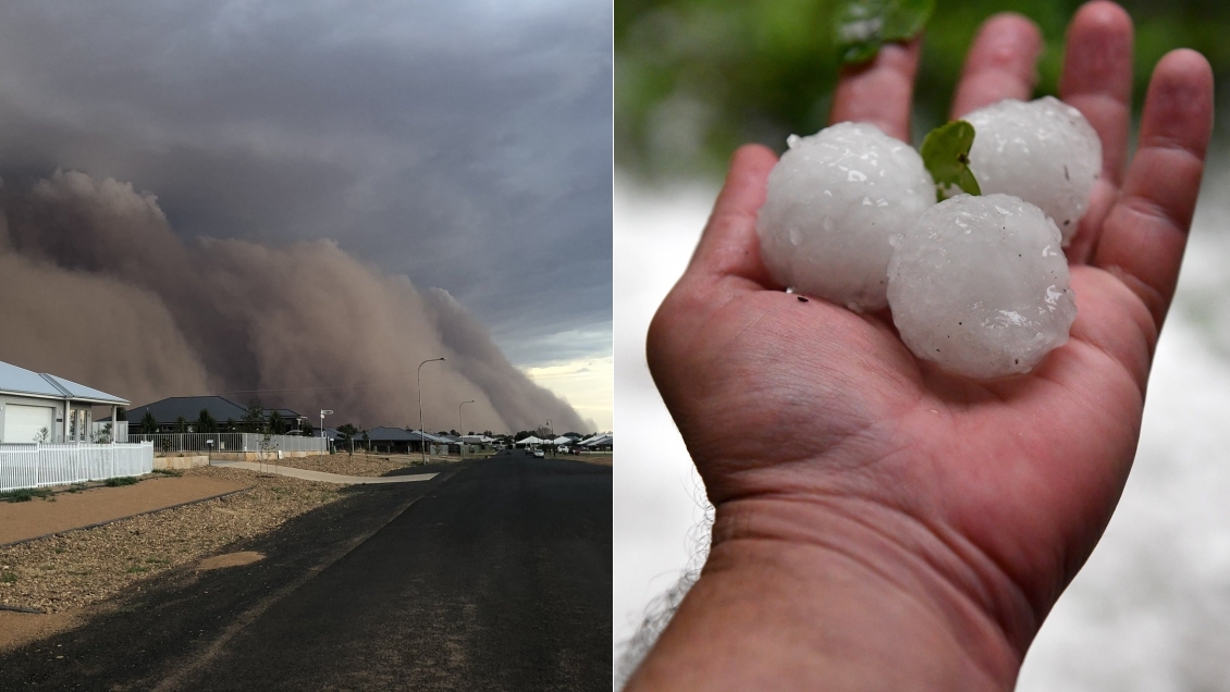 Fuego, rayos, tormentas de arena, granizo e inundaciones: El 