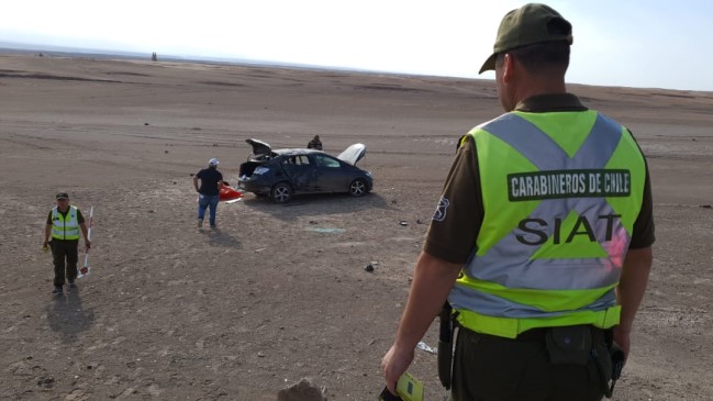 Un fallecido dejó accidente carretero ocurrido al sur de Arica