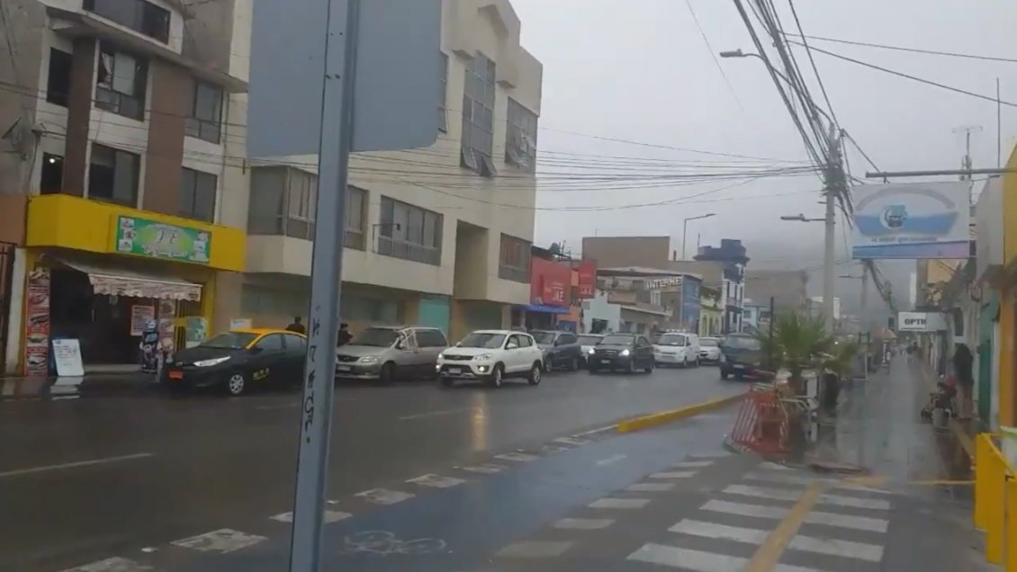 Intensas precipitaciones se registran en la provincia de Iquique