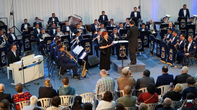  Semanas Musicales: Banda Sinfónica de la FACh repletó Gimnasio  