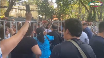   Manifestantes protagonizaron incidentes en sede de la PSU en Providencia 