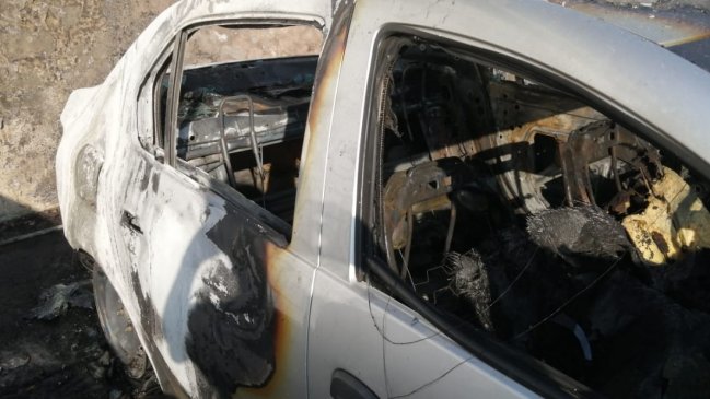 Labocar y la SIP de Carabineros investigan el incendio de tres autos en el centro de Concepción